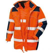 Warnschutz-Parka toronto leuchtorange/navy l 4109 - Texxor