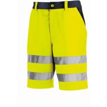 Warnschutz-Shorts erie leuchtorange/navy 56 4345 - Texxor