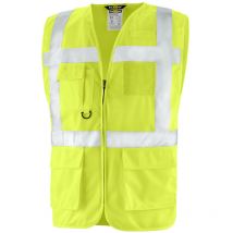 Texxor Warnschutz-weste Dundas 100% Polyester Leuchtgelb 4208 Gr. 4xl