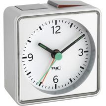 Tfa Dostmann - 60.1013.54 Quarz Wecker Silber Alarmzeiten 1 Fluoreszierend Zeiger