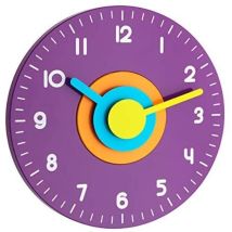Tfa Dostmann - 60.3015.11 Quarz Wanduhr 230 Mm X 40 Mm Lila Leisegang-uhrwerk
