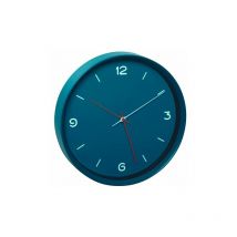 Tfa Dostmann - 60.3056.06 Quarz Wanduhr 309 mm x 50 mm Petrolblau