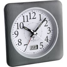 TFA - Dostmann 60.1502.10 Funk Wecker Grau, Weiß Alarmzeiten 1