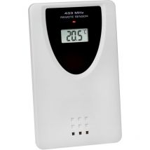 Tfa Dostmann 30.3210.10, trasmettitore di Ricambio per stazioni Radio tfa 30.3047 30.3048 60.4510 60.4518, con Display, Grigio