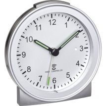 Tfa Dostmann - 60.1517.54 Funk Wecker Silber Alarmzeiten 1 Fluoreszierend Zeiger