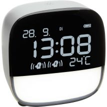 Dostmann 60.2034.02 à quartz Réveil blanc Heures de réveil 2 D210122 - TFA