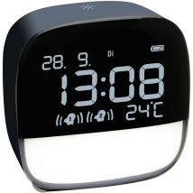 Dostmann 60.2034.06 à quartz Réveil bleu nuit Heures de réveil 2 D210112 - TFA