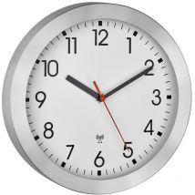 60.3546.02 Radiocontrollato Orologio da parete 25 cm x 4 cm Alluminio (spazzolato) - Tfa Dostmann