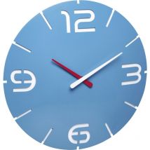 60.3536.14 Funk Wanduhr 35 cm x 3.5 cm Himmelblau - Tfa Dostmann