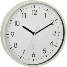 Tfa Dostmann - Reloj de Pared analógico inalámbrico 60.3550.04, Alta precisión, Moderno, analógico, Cubierta de Cristal, para Oficina, hogar, Regalo,
