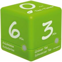 Minuteur digital de thé, plastique, vert, 6 X 6 X 6 CM - Tfa Dostmann