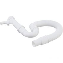 flexibler Röhren-Siphon mit Geräteanschluss - 1 1/2 Zoll x 40 / 50 DN