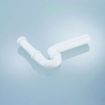 TG Röhrengeruchverschluss 1 1/2 Zoll x DN 50 – Kunststoff – 90° Ablaufbogen – Kürzbar – Made in Germany