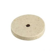 Disco in feltro diametro 150x13mm foro 15mm per lucidare acciaio lucidatura