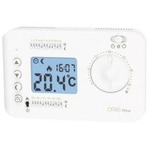 Orbis - TÄglicher digitaler wandmontierter chronothermostat virtus farbe weiß ob326100