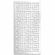 Signorbit - thai - Pannello in pvc traforato - 10mm spessore - Misura: 73x148 cm - Colore: bianco