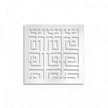Thai - Pannello in pvc traforato - 10mm spessore - Colore: bianco - Misura: 73x73 cm