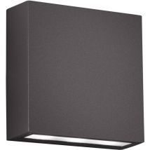 Frankystar - Thames Appl. 2 Led Carré Anthracite Bi-émission 14Xh14