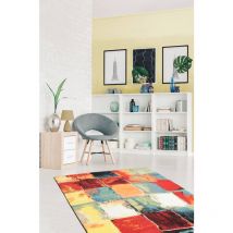 Monde Deluxe Wohnzimmer Teppich Hand Carved, Kurzflor, Mehrfach, 160 x 230 cm - The Carpet