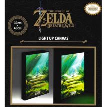 Pyramid - the legend of zelda - master sword - canvas lumineux 40X30 cm WDCL12312