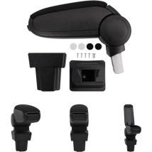 The Living Store Auto-Armlehne Schwarz 11,5x32x(30-50) cm abs - Kfz-Sitze - Schwarz