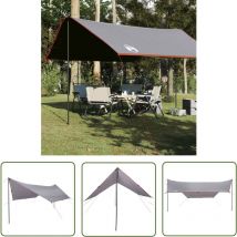 Bâche de camping orange 430x380x210 cm imperméable - Tente De Camping - Bâche De Camping - Abri De Jardin - Protection Contre La Pluie - Résistant Au