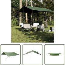 The Living Store Bâche de camping vert 300x294 cm imperméable - Tente De Camping - Bâche De Camping - Abri De Camping - Protection Contre La Pluie