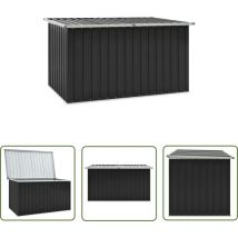 The Living Store - Boîte de rangement de jardin Anthracite 171x99x93 cm - Coffre De Jardin - Rangement Extérieur - Boîte De Rangement - Boîte à