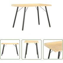Bureau Chêne 90x50x79 cm - Bureau - Meuble De Bureau - Bureau D'ordinateur - Bureau Angle - Bureau Compact - The Living Store