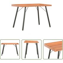 The Living Store - Bureau Marron 90x50x79 cm - Bureau D'angle - Bureau Compact - Bureau Moderne - Bureau Fonctionnel - Bureau En Bois