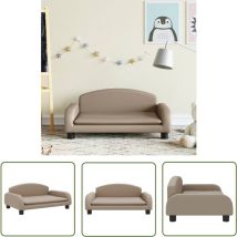 Canapé pour enfants cappuccino 70x45x30 cm similicuir - Canapé Enfant - Canapé Bébé - Mobilier Enfant - Meubles Pour Enfants - Décoration Chambre