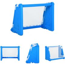 Galozzoit - The Living Store Fußballtor für Kinder 100x75x55 cm Kunststoff - Fußball-Tore & -Netze - Blau