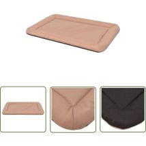 The Living Store - Matelas pour chiens Taille l Beige - Matelas Pour Chien - Coussinet Pour Chien - Literie Pour Chien - Panier Pour Chien