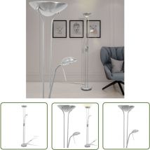 The Living Store Lampadaire à LED à éclairage réglable 23 W - Lampadaire Moderne - Lampadaire Led - Éclairage Intérieur - Luminaire Salon - Lampes De