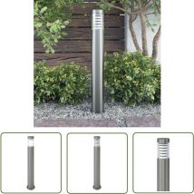 Lampadaire d'extérieur Acier inoxydable - Lampadaire Exterieur - Éclairage Extérieur - Luminaire Jardin - Lampadaires Inox - Lampe Patio - The Living