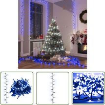 LED-Lichterkette mit 2000 LEDs Blau 45 m pvc - Weihnachtsbeleuchtung - LED-Lichterkette - Blaue Beleuchtung - Festlich Dekorieren - Innenraumdeko