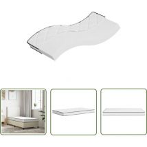 The Living Store - Matelas en mousse moyennement doux 80x200 cm - Matelas Mousse - Matelas Confortable - Matelas Livraison Rapide - Matelas Pas Cher