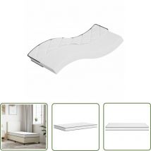 The Living Store Matelas en mousse moyennement doux 90x190 cm - Matelas Mousse - Matelas Confortable - Matelas Livraison Rapide - Matelas Pas Cher