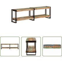 Maison Chic - The Living Store Meuble tv 140x30x40 cm bois massif de récupération - Meubles Tv - Meuble Tv - Armoire Tv - Unité Tv - Meuble Tv Avec