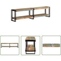 Maison Chic - The Living Store Meuble tv 160x30x40 cm bois massif de récupération - Meubles Tv - Meuble Tv - Armoire Tv - Unité Tv - Meuble Tv Avec