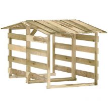 Devenirriche - inlife Pergolas avec toits 2 pcs 100x90x100 cm Bois de pin imprégné