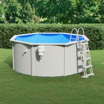 Piscine avec échelle de sécurité 300x120 cm The Living Store