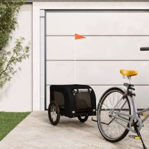 The Living Store - Remorque de vélo pour animaux de compagnie noir Noir