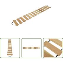 The Living Store Rouleau de terrasse 35x300 cm Bois de pin imprégné - Tapis De Terrasse - Parquet Extérieur - Revêtement De Sol - Bois Traité