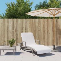 The Living Store - Serviettes de plage 2 pcs blanc 75x200 cm tissu 400 gsm Blanc