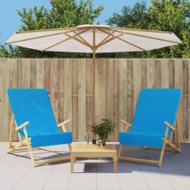 Serviettes de plage 2 pcs turquoise 60x135 cm tissu 400 gsm The Living Store Turquoise