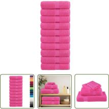 Serviettes de visage de qualité supérieure solund 10 pcs rose - Serviettes De Toilette - Serviettes Faciales - Serviettes En Coton - Serviettes Roses