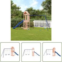 The Living Store Spielturm Massivholz Douglasie - Holzspielplatz - Spielturm - Douglasie - Gartenmöbel - Outdoorspielgeräte