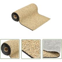 Nova - The Living Store Steinfolie Natur-Sand 1000x40 cm - Teichfolie - Steinfolie - Wasserdichtes Material - Gartendekoration - Teichrandgestaltung