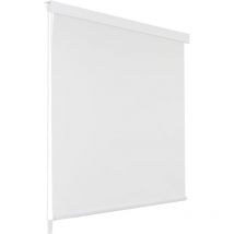 Store roulant de douche 120x240 cm Blanc The Living Store Blanc